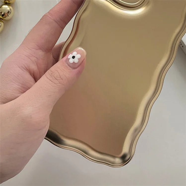 For iPhone 13 Case Camera Lens Protection Airbag Phone Cover with Chain