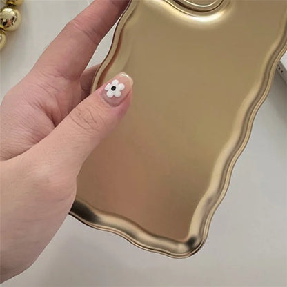 For iPhone 13 Case Camera Lens Protection Airbag Phone Cover with Chain