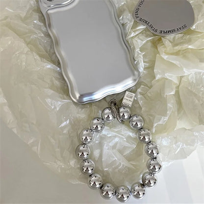 For iPhone 13 Case Camera Lens Protection Airbag Phone Cover with Chain