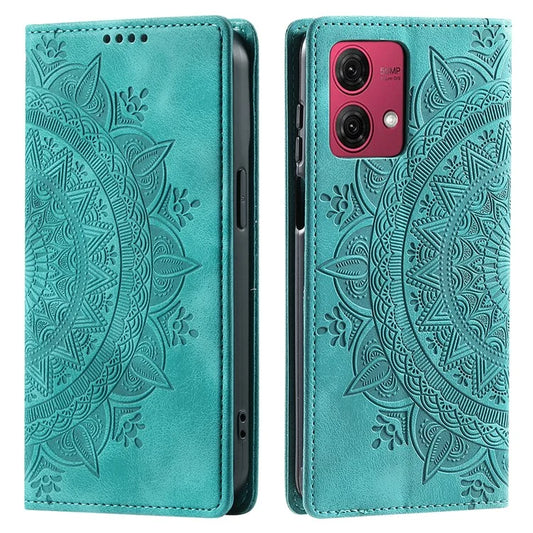 For Motorola Moto G84 5G Case Anti-Scratch PU Leather Magnetic Imprinted Mobile Phone Cover
