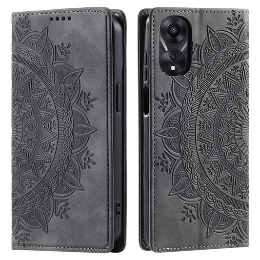For Oppo A78 5G / A58 5G Case Magnetic Auto Closing PU Leather Phone Cover with Slim Wallet Design