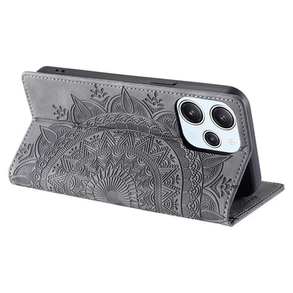 For Xiaomi Redmi 12 5G (Global) / Redmi 12 4G / Poco M6 Pro 5G Case Magnetic Closing Leather Cell Phone Cover