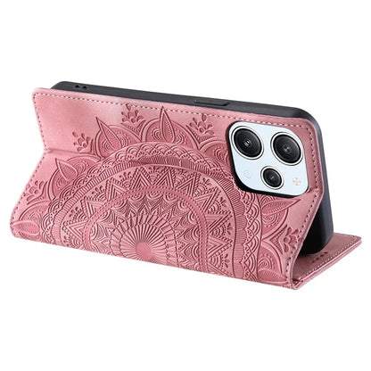 For Xiaomi Redmi 12 5G (Global) / Redmi 12 4G / Poco M6 Pro 5G Case Magnetic Closing Leather Cell Phone Cover