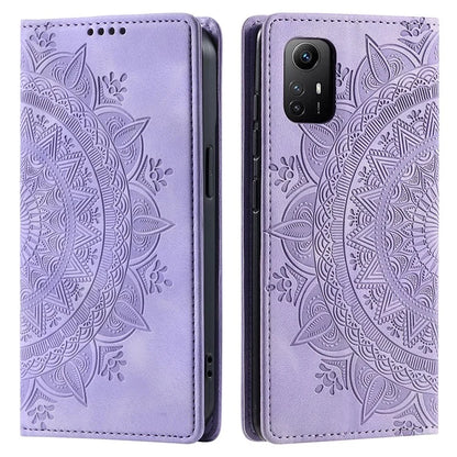 For Xiaomi Redmi Note 12S 4G Phone Case Imprinted Magnetic Auto Closing Leather Cover with Wallet
