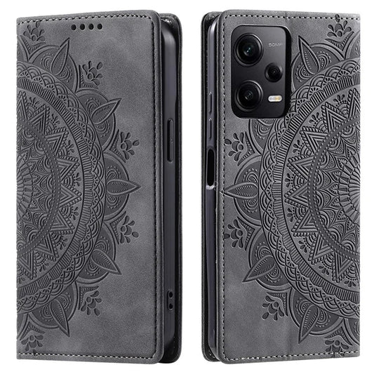 For Xiaomi Redmi Note 12 Pro 5G /  Poco X5 Pro 5G / Redmi Note 12 Pro Speed 5G Case PU Leather Imprinted Wallet Stand Phone Cover