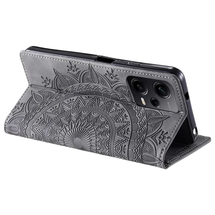 For Xiaomi Redmi Note 12 Pro 5G /  Poco X5 Pro 5G / Redmi Note 12 Pro Speed 5G Case PU Leather Imprinted Wallet Stand Phone Cover