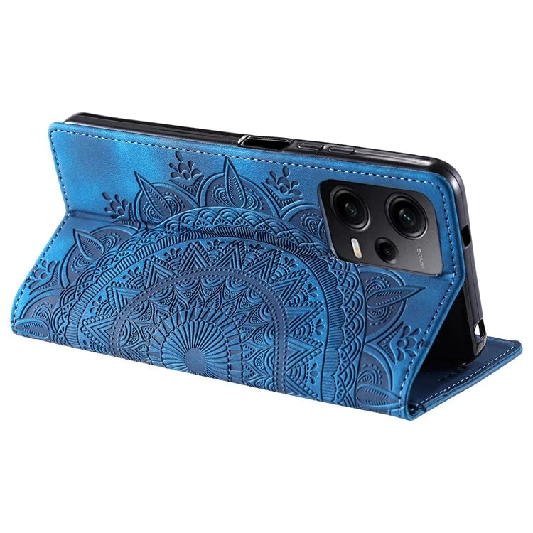 For Xiaomi Redmi Note 12 Pro 5G /  Poco X5 Pro 5G / Redmi Note 12 Pro Speed 5G Case PU Leather Imprinted Wallet Stand Phone Cover