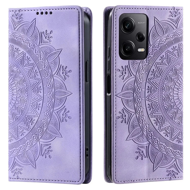 For Xiaomi Redmi Note 12 Pro 5G /  Poco X5 Pro 5G / Redmi Note 12 Pro Speed 5G Case PU Leather Imprinted Wallet Stand Phone Cover