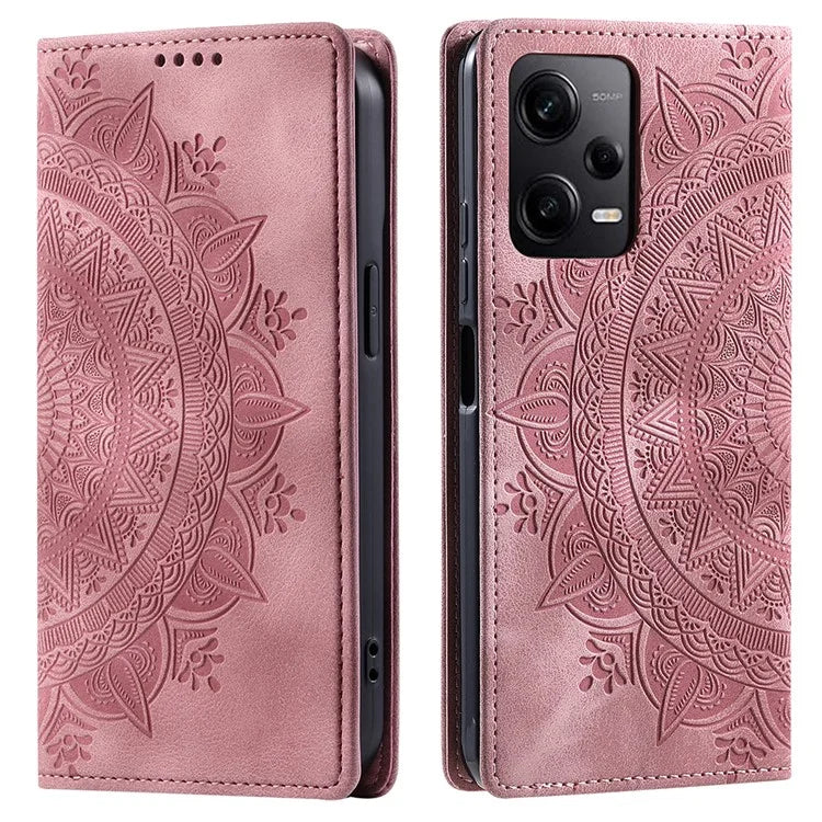 For Xiaomi Redmi Note 12 Pro 5G /  Poco X5 Pro 5G / Redmi Note 12 Pro Speed 5G Case PU Leather Imprinted Wallet Stand Phone Cover