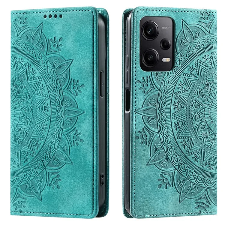 For Xiaomi Redmi Note 12 Pro 5G /  Poco X5 Pro 5G / Redmi Note 12 Pro Speed 5G Case PU Leather Imprinted Wallet Stand Phone Cover