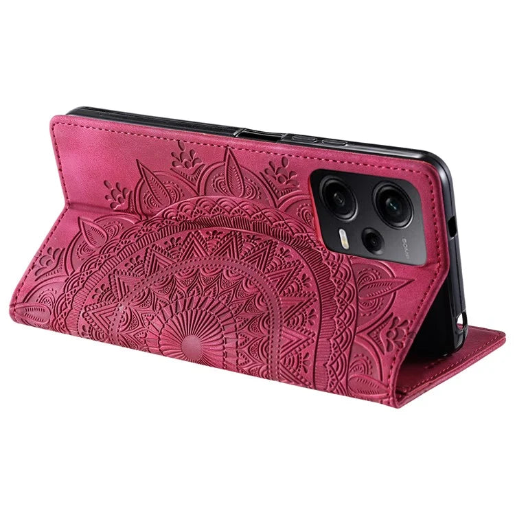 For Xiaomi Redmi Note 12 Pro 5G /  Poco X5 Pro 5G / Redmi Note 12 Pro Speed 5G Case PU Leather Imprinted Wallet Stand Phone Cover