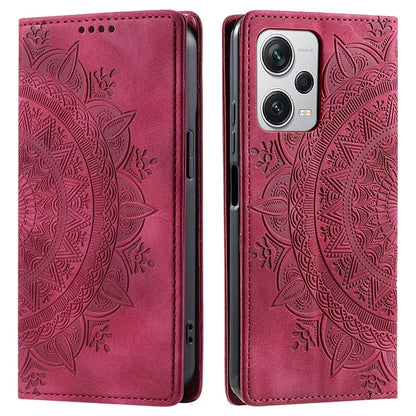 For Xiaomi Redmi Note 12 Pro+ 5G Case Imprinted Mandala Flower Scratch-resistant Phone Protector