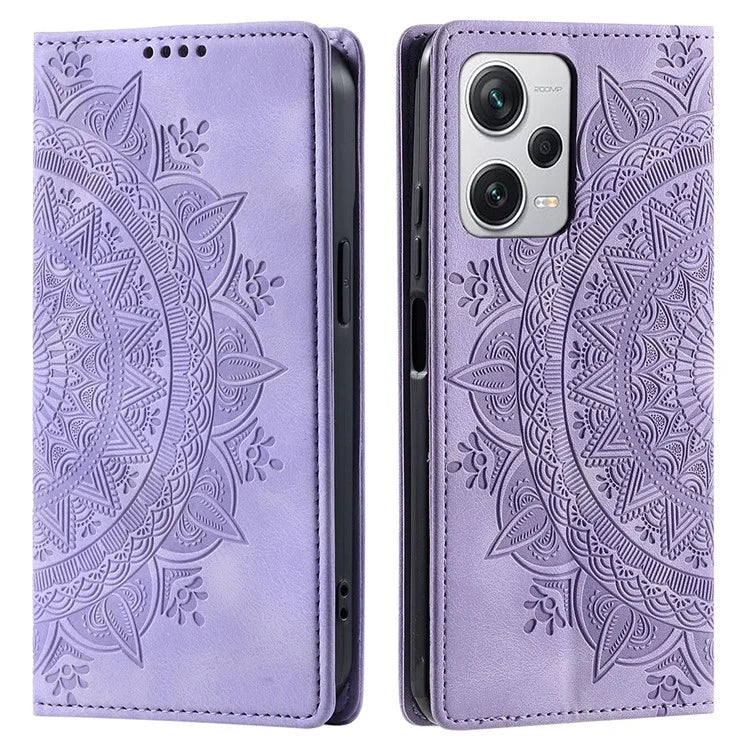 For Xiaomi Redmi Note 12 Pro+ 5G Case Imprinted Mandala Flower Scratch-resistant Phone Protector