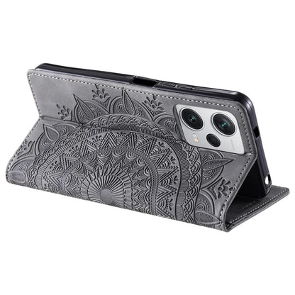 For Xiaomi Redmi Note 12 Pro+ 5G Case Imprinted Mandala Flower Scratch-resistant Phone Protector