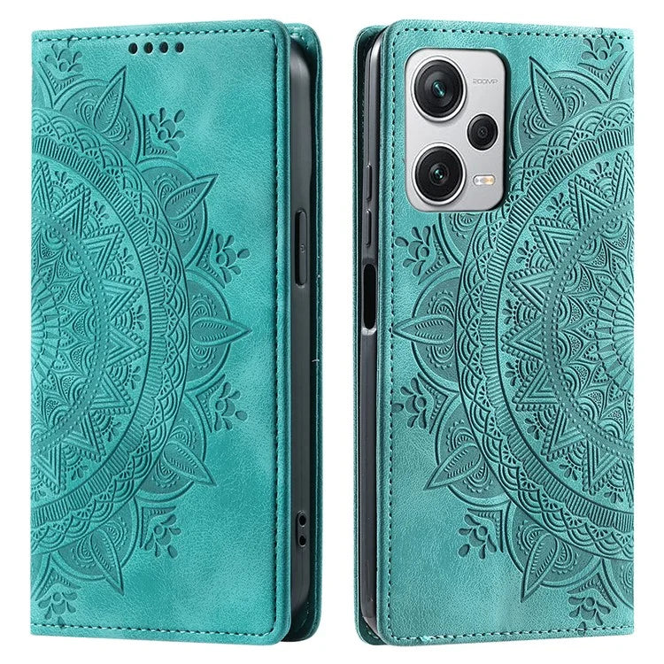 For Xiaomi Redmi Note 12 Pro+ 5G Case Imprinted Mandala Flower Scratch-resistant Phone Protector