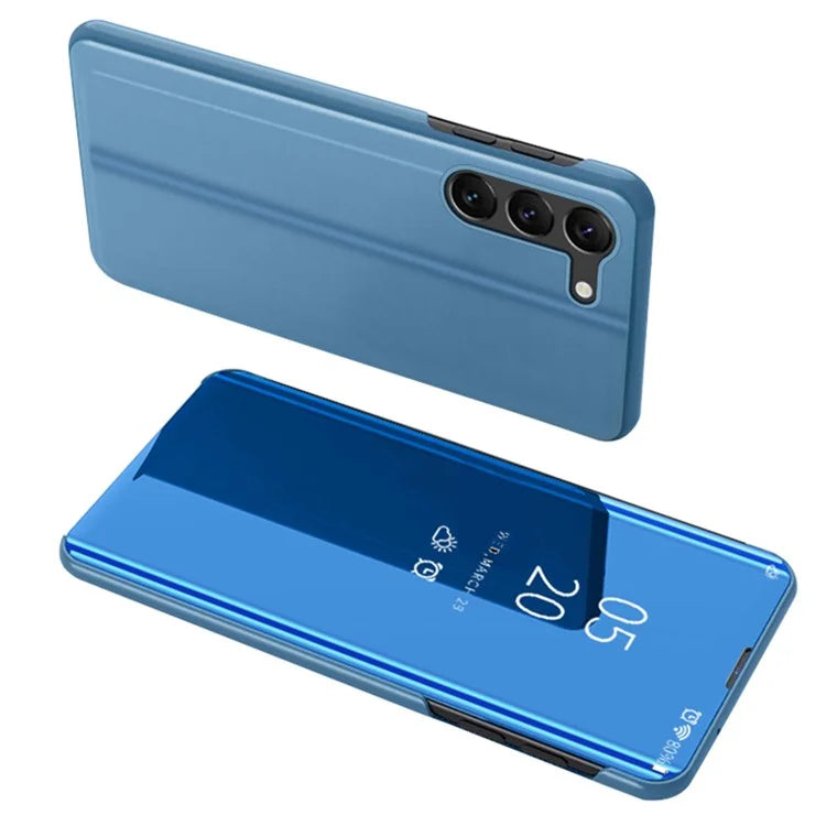 For Samsung Galaxy S24+ Case View Window Leather Stand Phone Cover