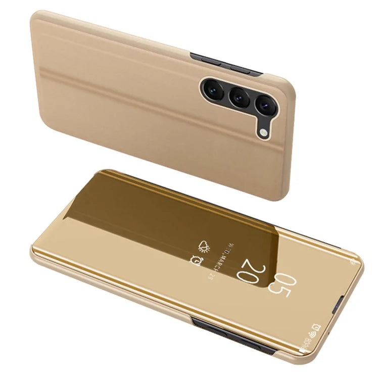 For Samsung Galaxy S24+ Case View Window Leather Stand Phone Cover