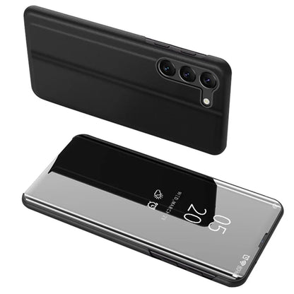 For Samsung Galaxy S24+ Case View Window Leather Stand Phone Cover
