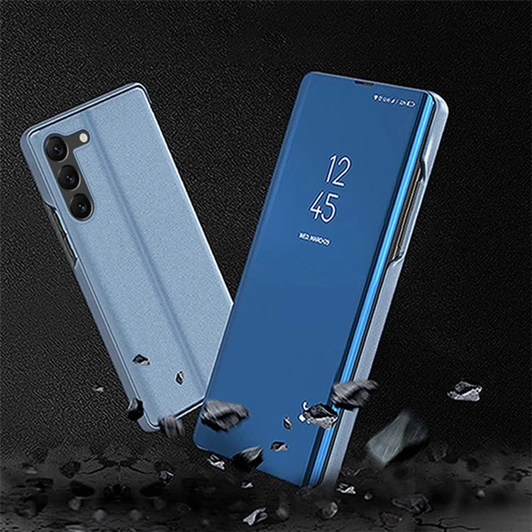For Samsung Galaxy S24+ Case View Window Leather Stand Phone Cover