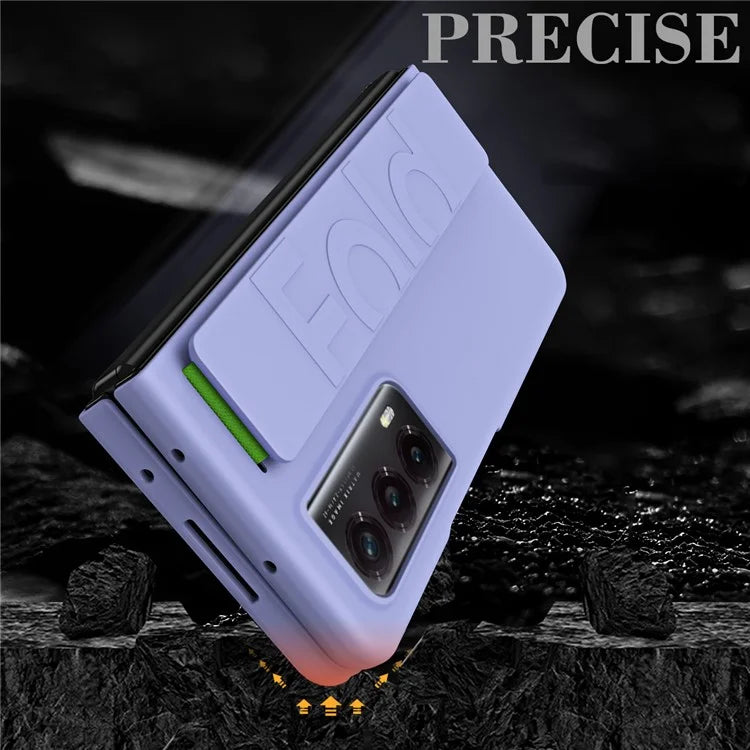 For Honor Magic Vs2 5G Case Rubberized PC Phone Cover with Stretchable Wristband