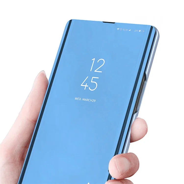 For Samsung Galaxy S24 Case View Window Anti-fall PU Leather Stand Phone Protector