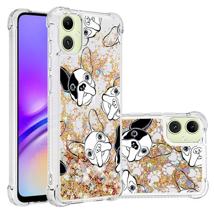 YB Quicksand Series-2 for Samsung Galaxy A05 4G Case Glitter Floating Liquid TPU Protective Mobile Phone Cover