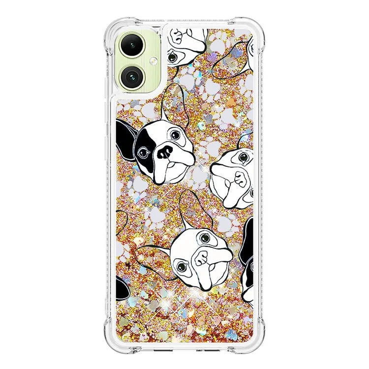 YB Quicksand Series-2 for Samsung Galaxy A05 4G Case Glitter Floating Liquid TPU Protective Mobile Phone Cover