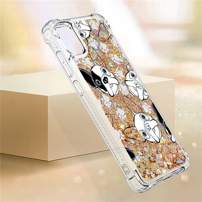 YB Quicksand Series-2 for Samsung Galaxy A05 4G Case Glitter Floating Liquid TPU Protective Mobile Phone Cover