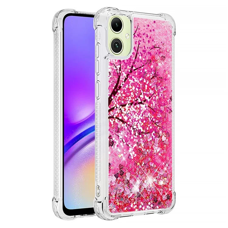 YB Quicksand Series-2 for Samsung Galaxy A05 4G Case Glitter Floating Liquid TPU Protective Mobile Phone Cover