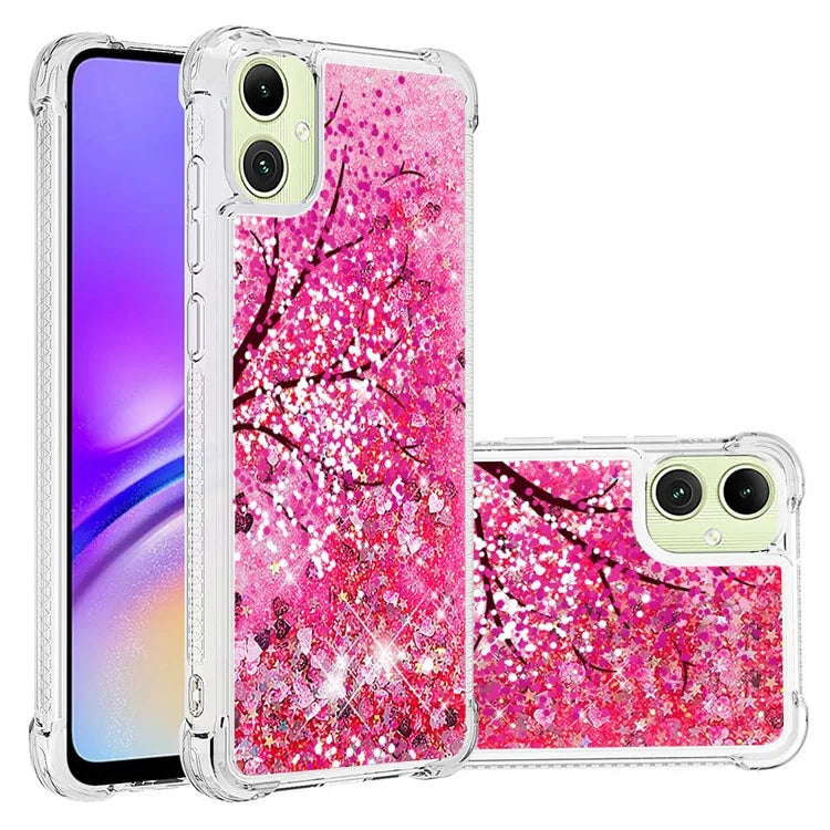 YB Quicksand Series-2 for Samsung Galaxy A05 4G Case Glitter Floating Liquid TPU Protective Mobile Phone Cover
