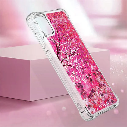 YB Quicksand Series-2 for Samsung Galaxy A05 4G Case Glitter Floating Liquid TPU Protective Mobile Phone Cover
