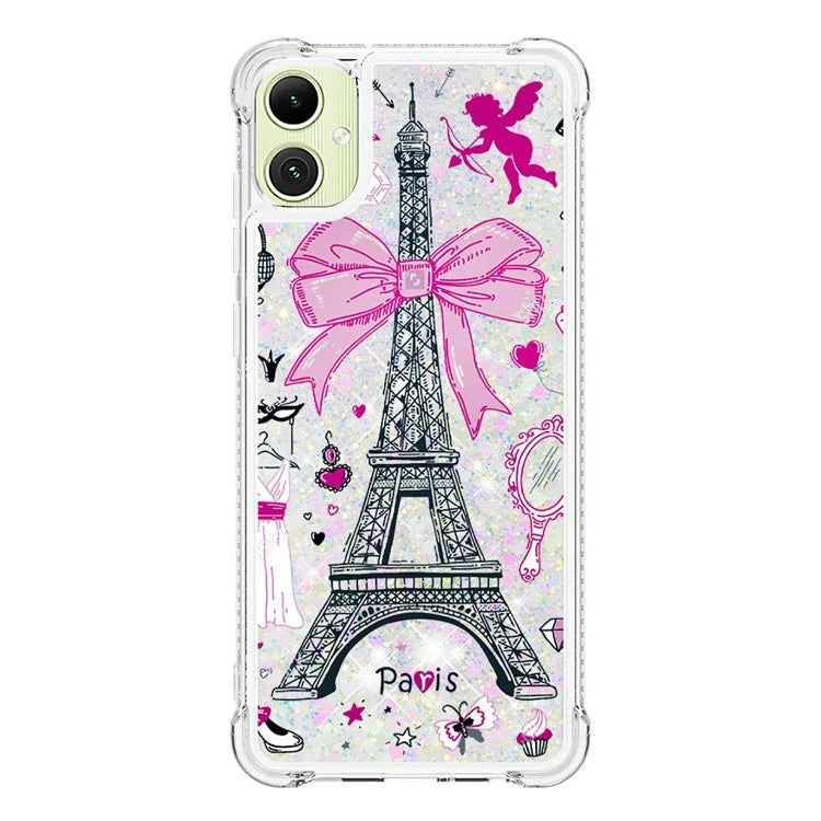 YB Quicksand Series-2 for Samsung Galaxy A05 4G Case Glitter Floating Liquid TPU Protective Mobile Phone Cover
