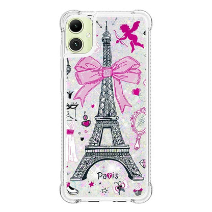 YB Quicksand Series-2 for Samsung Galaxy A05 4G Case Glitter Floating Liquid TPU Protective Mobile Phone Cover