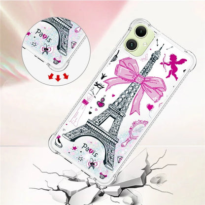 YB Quicksand Series-2 for Samsung Galaxy A05 4G Case Glitter Floating Liquid TPU Protective Mobile Phone Cover