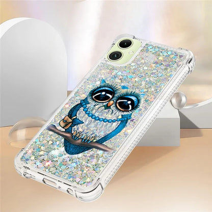 YB Quicksand Series-2 for Samsung Galaxy A05 4G Case Glitter Floating Liquid TPU Protective Mobile Phone Cover