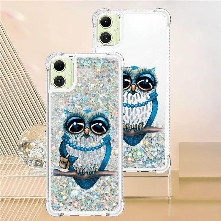 YB Quicksand Series-2 for Samsung Galaxy A05 4G Case Glitter Floating Liquid TPU Protective Mobile Phone Cover