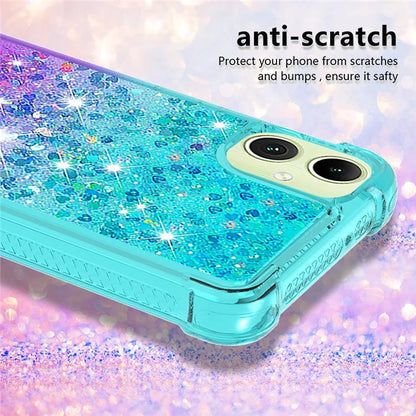 YB Quicksand Series-3 for Samsung Galaxy A05 4G Case Anti-drop TPU Gradient Liquid Cellphone Cover