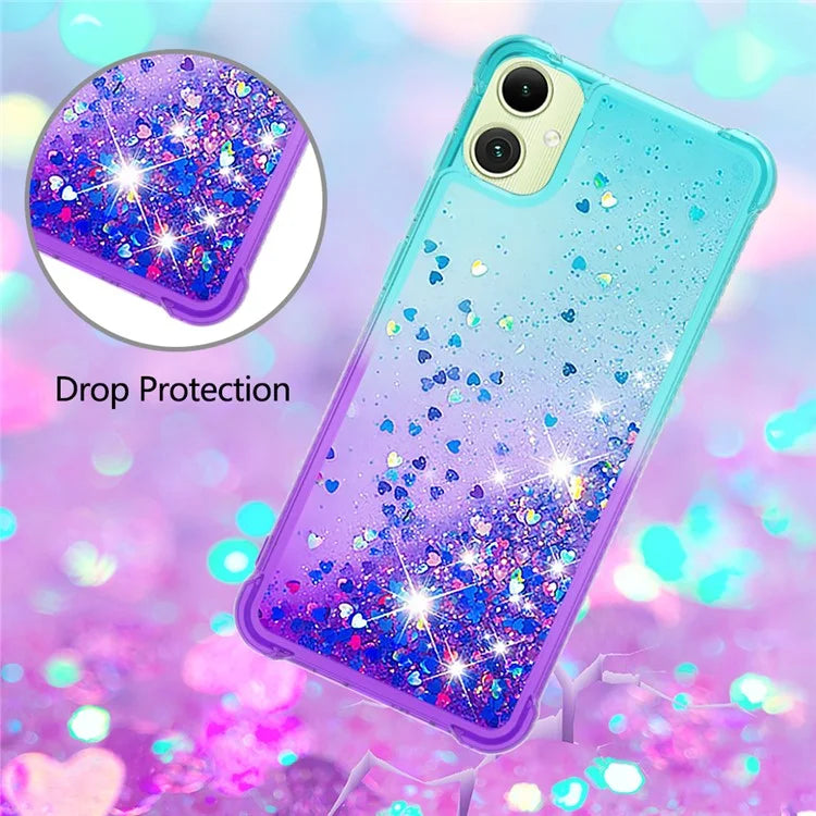 YB Quicksand Series-3 for Samsung Galaxy A05 4G Case Anti-drop TPU Gradient Liquid Cellphone Cover