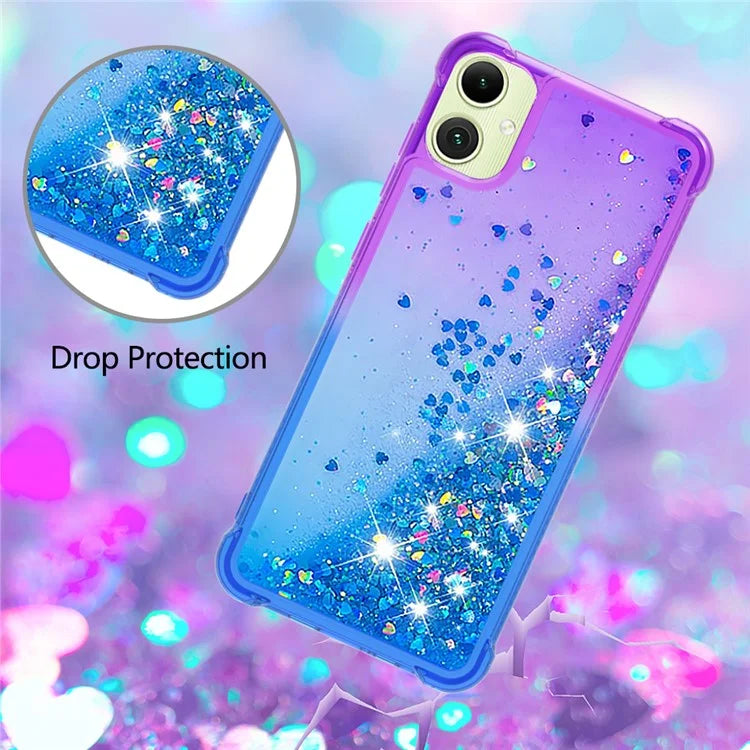 YB Quicksand Series-3 for Samsung Galaxy A05 4G Case Anti-drop TPU Gradient Liquid Cellphone Cover