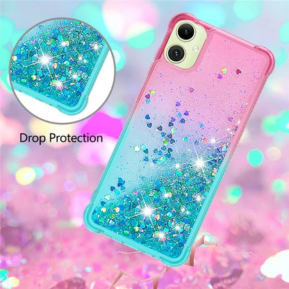 YB Quicksand Series-3 for Samsung Galaxy A05 4G Case Anti-drop TPU Gradient Liquid Cellphone Cover