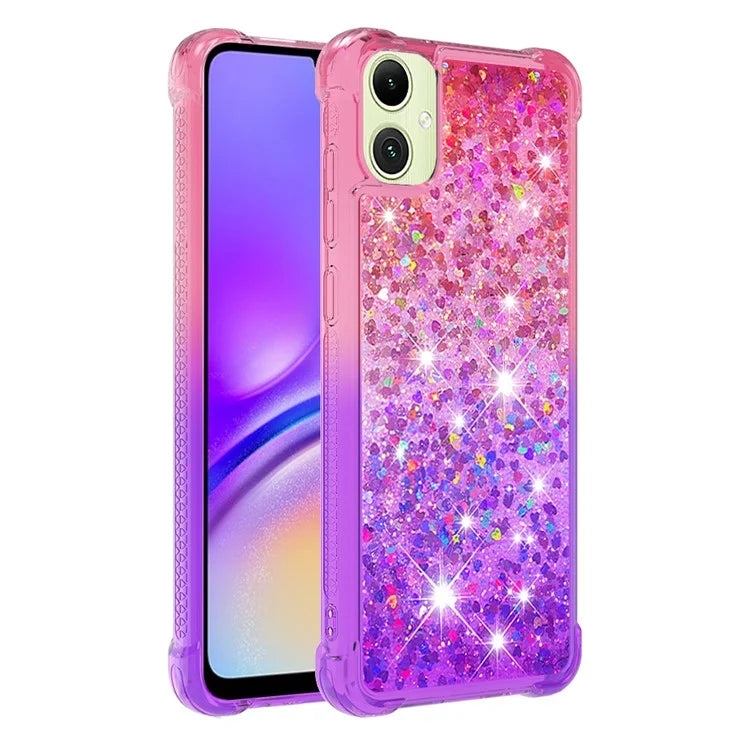 YB Quicksand Series-3 for Samsung Galaxy A05 4G Case Anti-drop TPU Gradient Liquid Cellphone Cover