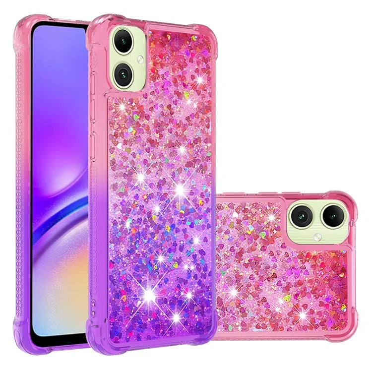 YB Quicksand Series-3 for Samsung Galaxy A05 4G Case Anti-drop TPU Gradient Liquid Cellphone Cover