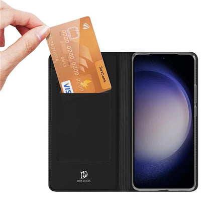 DUX DUCIS Skin Pro Series For Samsung Galaxy S24+ Case Card Holder Leather Cover