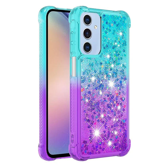 YB Quicksand Series-3 for Samsung Galaxy A15 5G Case Gradient Liquid Soft TPU Phone Back Shell