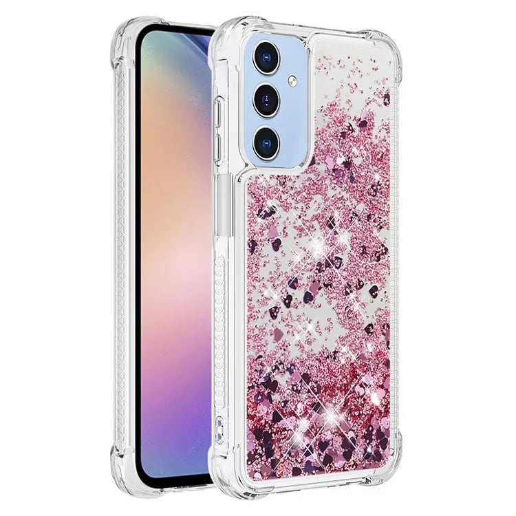 YB Quicksand Series-1 for Samsung Galaxy A15 5G Case Liquid TPU Anti-scratch Phone Back Shell