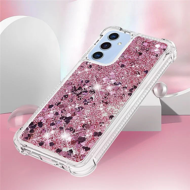YB Quicksand Series-1 for Samsung Galaxy A15 5G Case Liquid TPU Anti-scratch Phone Back Shell