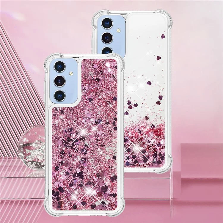 YB Quicksand Series-1 for Samsung Galaxy A15 5G Case Liquid TPU Anti-scratch Phone Back Shell