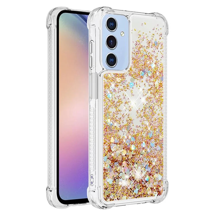 YB Quicksand Series-1 for Samsung Galaxy A15 5G Case Liquid TPU Anti-scratch Phone Back Shell