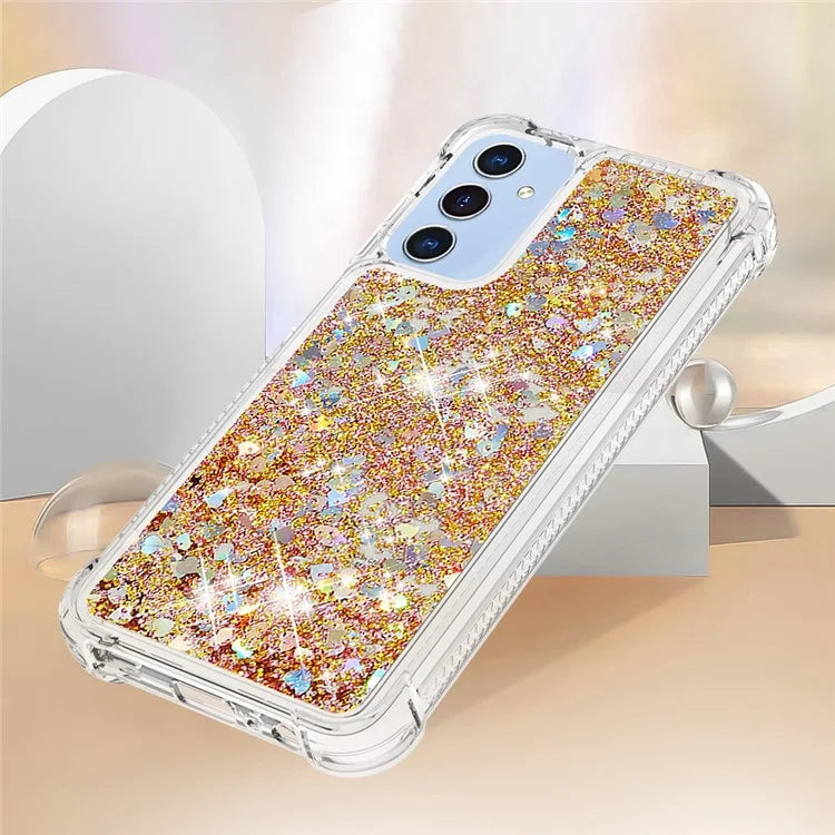 YB Quicksand Series-1 for Samsung Galaxy A15 5G Case Liquid TPU Anti-scratch Phone Back Shell