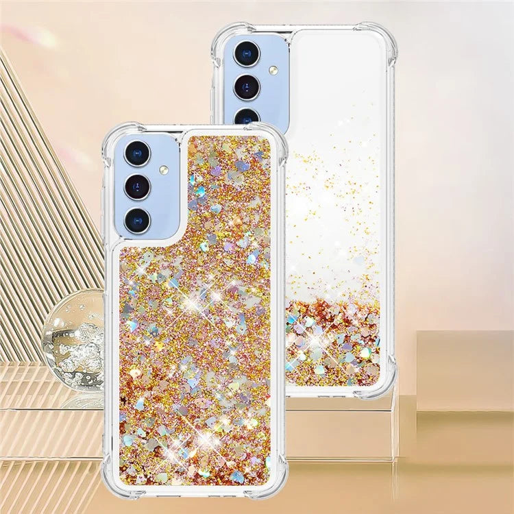 YB Quicksand Series-1 for Samsung Galaxy A15 5G Case Liquid TPU Anti-scratch Phone Back Shell